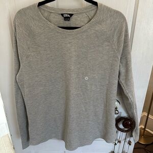 Eddie Bauer Gray Long Sleeve Shirt
